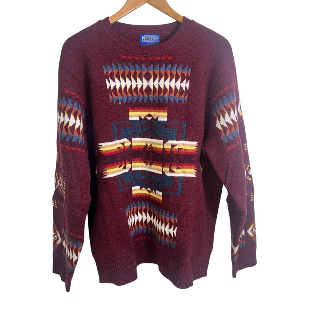 Pendleton Chief Joseph 100% Lambswool Graphic Pri… - image 3